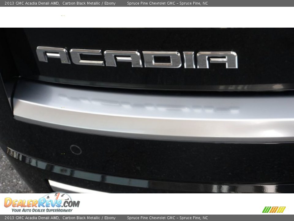 2013 GMC Acadia Denali AWD Carbon Black Metallic / Ebony Photo #6