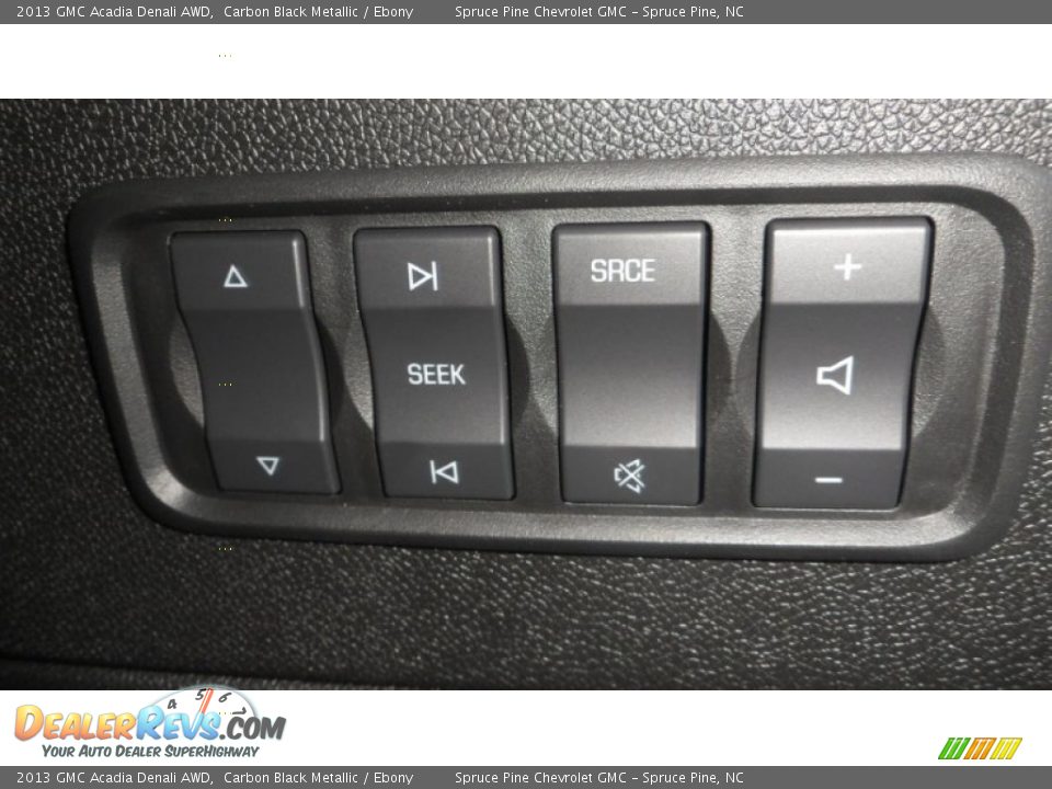 2013 GMC Acadia Denali AWD Carbon Black Metallic / Ebony Photo #9