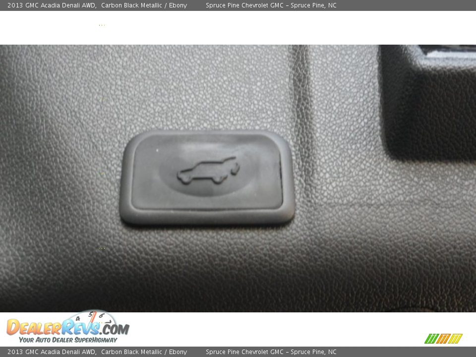 2013 GMC Acadia Denali AWD Carbon Black Metallic / Ebony Photo #11