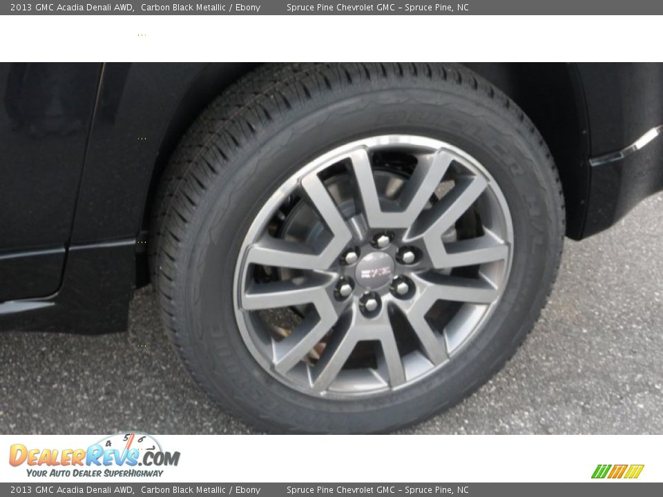 2013 GMC Acadia Denali AWD Carbon Black Metallic / Ebony Photo #12