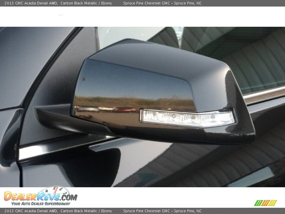 2013 GMC Acadia Denali AWD Carbon Black Metallic / Ebony Photo #14