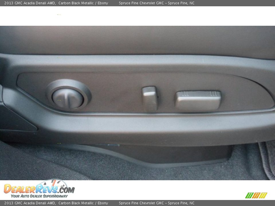 2013 GMC Acadia Denali AWD Carbon Black Metallic / Ebony Photo #16
