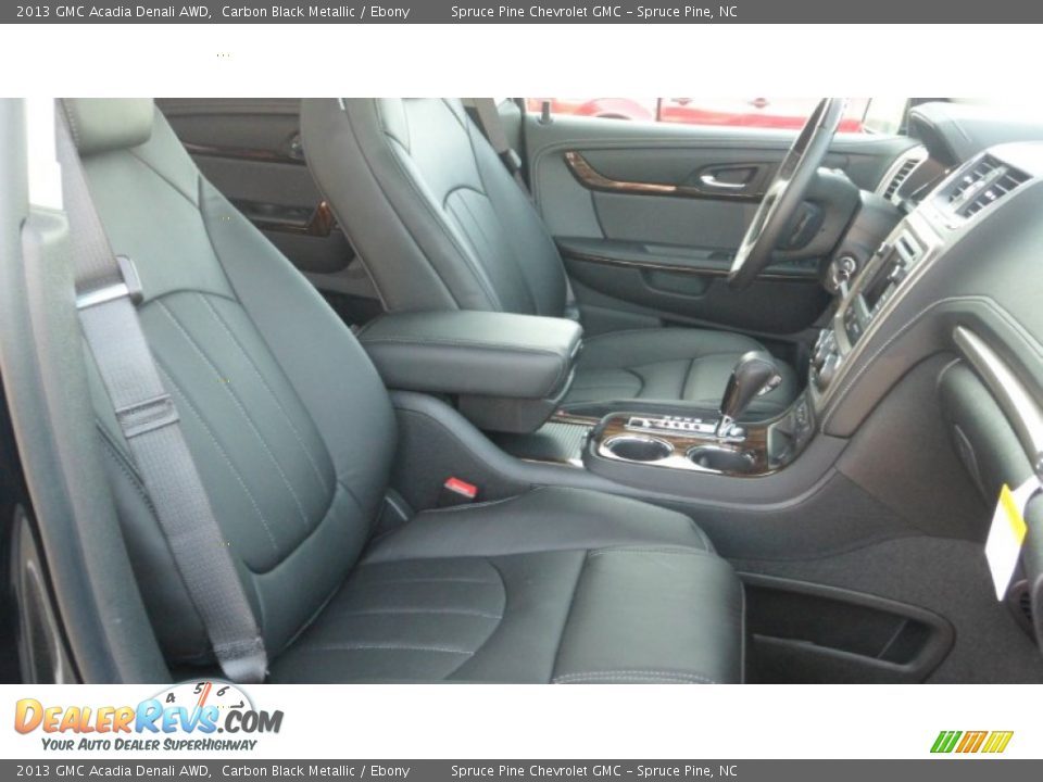 2013 GMC Acadia Denali AWD Carbon Black Metallic / Ebony Photo #17