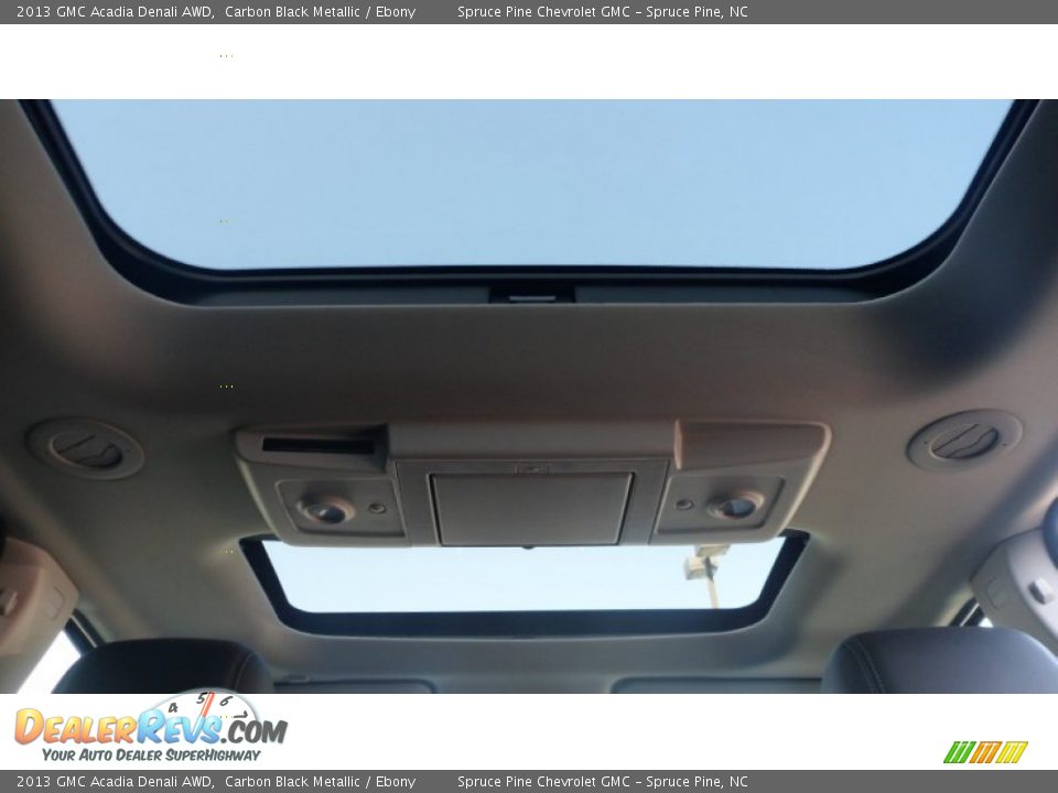 2013 GMC Acadia Denali AWD Carbon Black Metallic / Ebony Photo #19