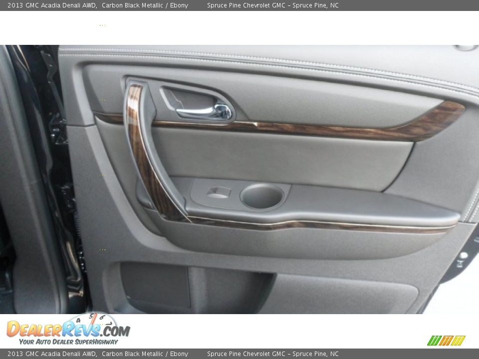 2013 GMC Acadia Denali AWD Carbon Black Metallic / Ebony Photo #24