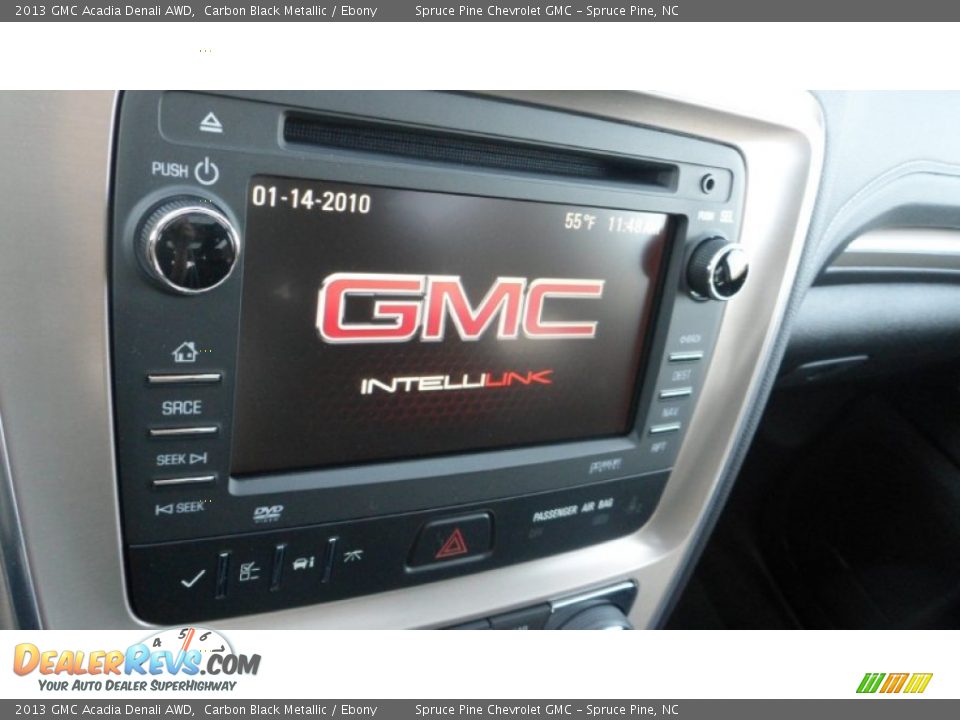 2013 GMC Acadia Denali AWD Carbon Black Metallic / Ebony Photo #30