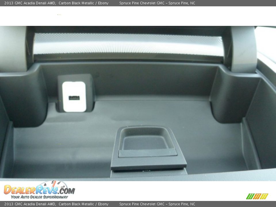 2013 GMC Acadia Denali AWD Carbon Black Metallic / Ebony Photo #32