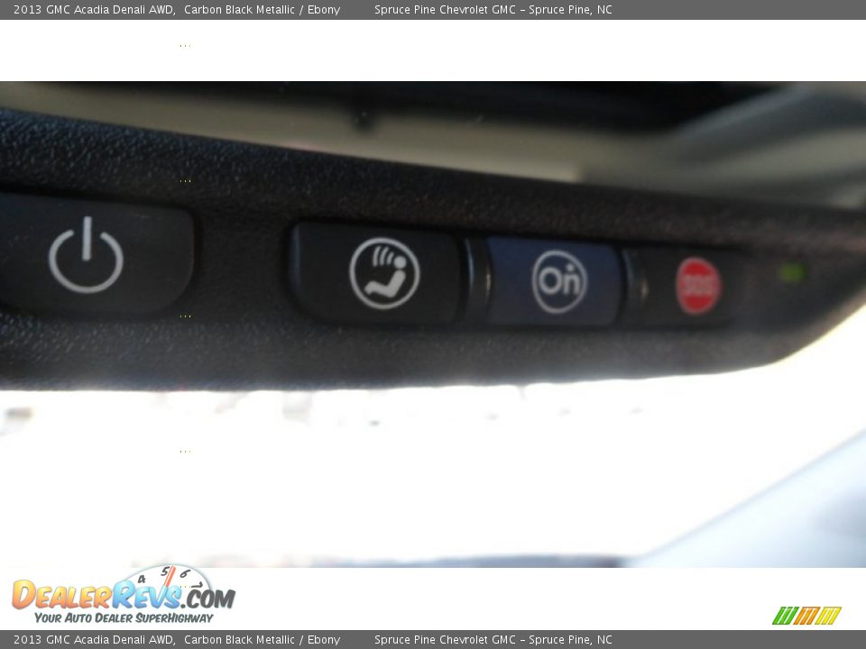 2013 GMC Acadia Denali AWD Carbon Black Metallic / Ebony Photo #33
