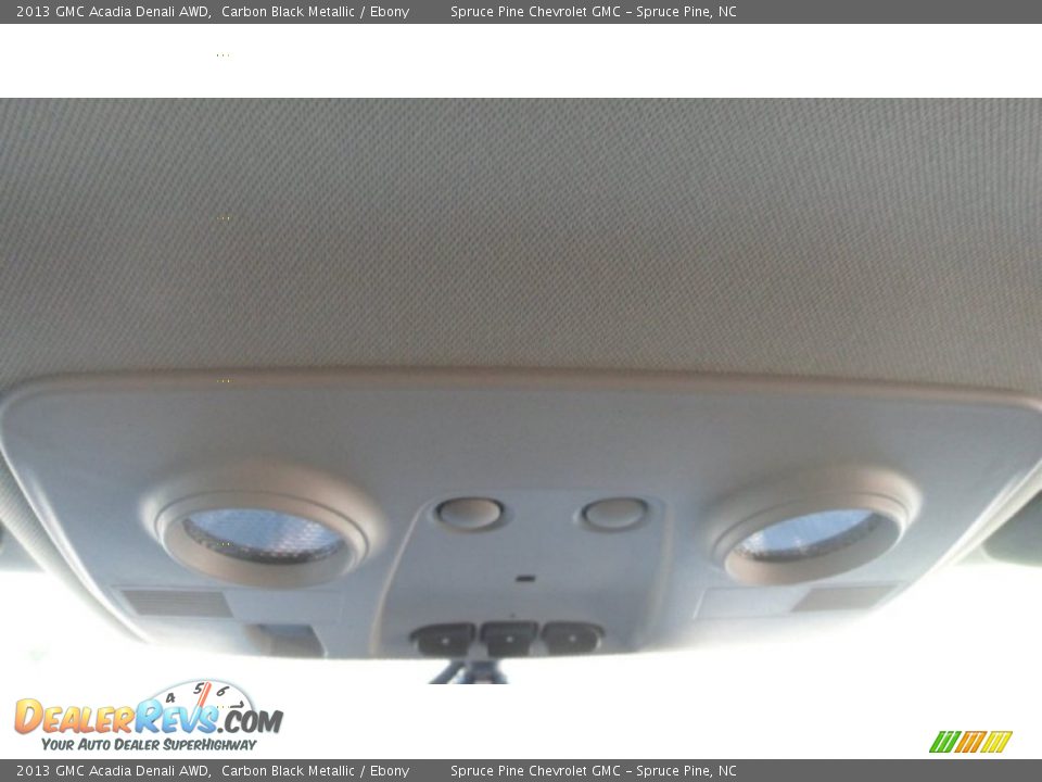 2013 GMC Acadia Denali AWD Carbon Black Metallic / Ebony Photo #34