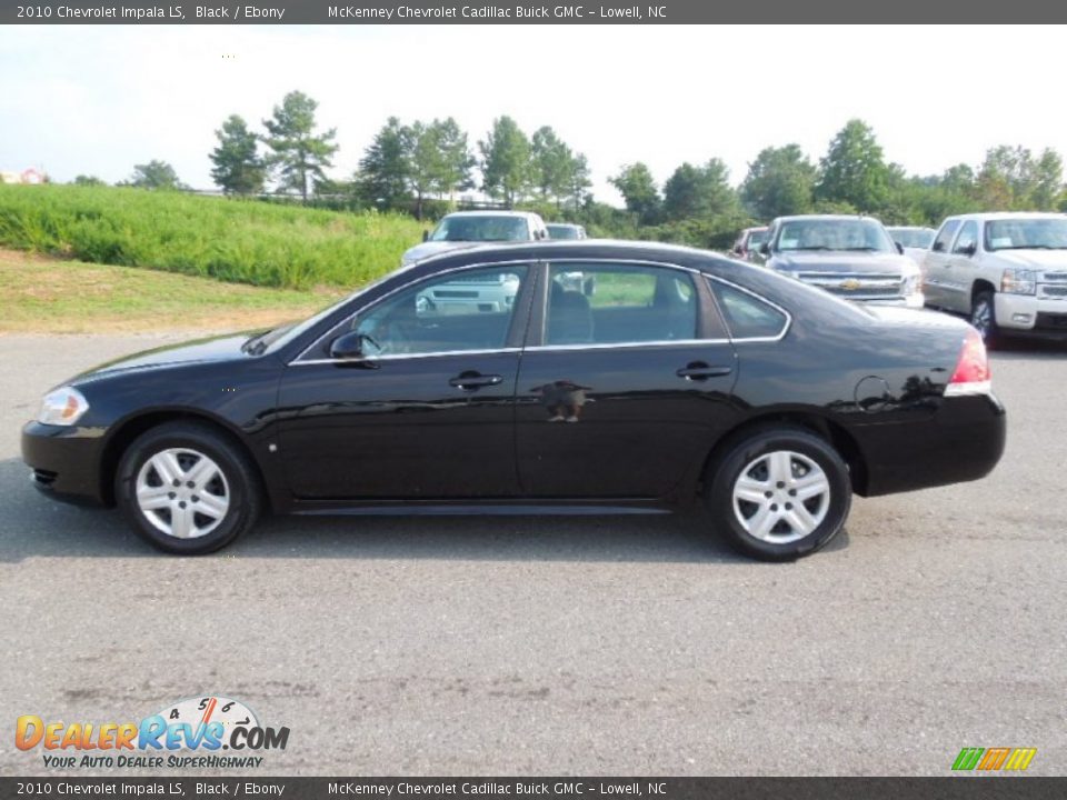2010 Chevrolet Impala LS Black / Ebony Photo #3