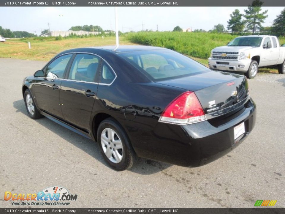 2010 Chevrolet Impala LS Black / Ebony Photo #4