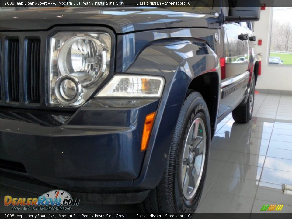 2008 Jeep Liberty Sport 4x4 Modern Blue Pearl / Pastel Slate Gray Photo #5