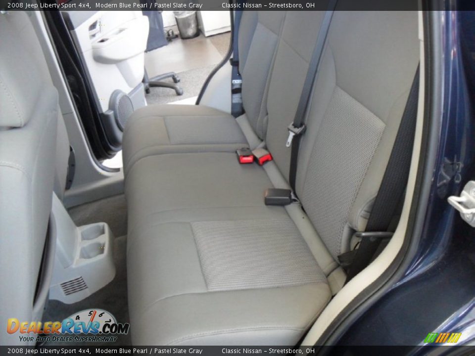 2008 Jeep Liberty Sport 4x4 Modern Blue Pearl / Pastel Slate Gray Photo #11