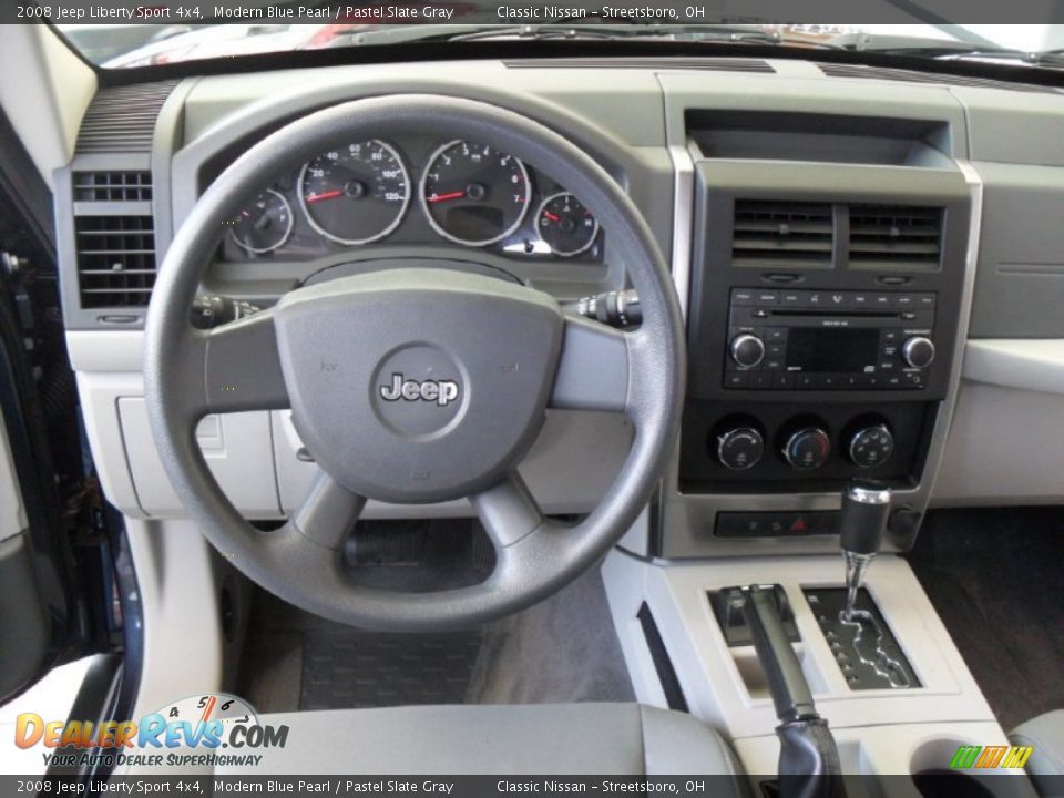 2008 Jeep Liberty Sport 4x4 Modern Blue Pearl / Pastel Slate Gray Photo #12