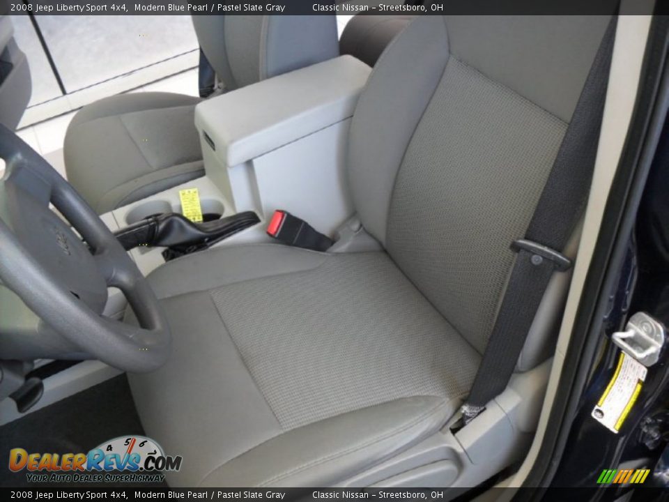 2008 Jeep Liberty Sport 4x4 Modern Blue Pearl / Pastel Slate Gray Photo #13