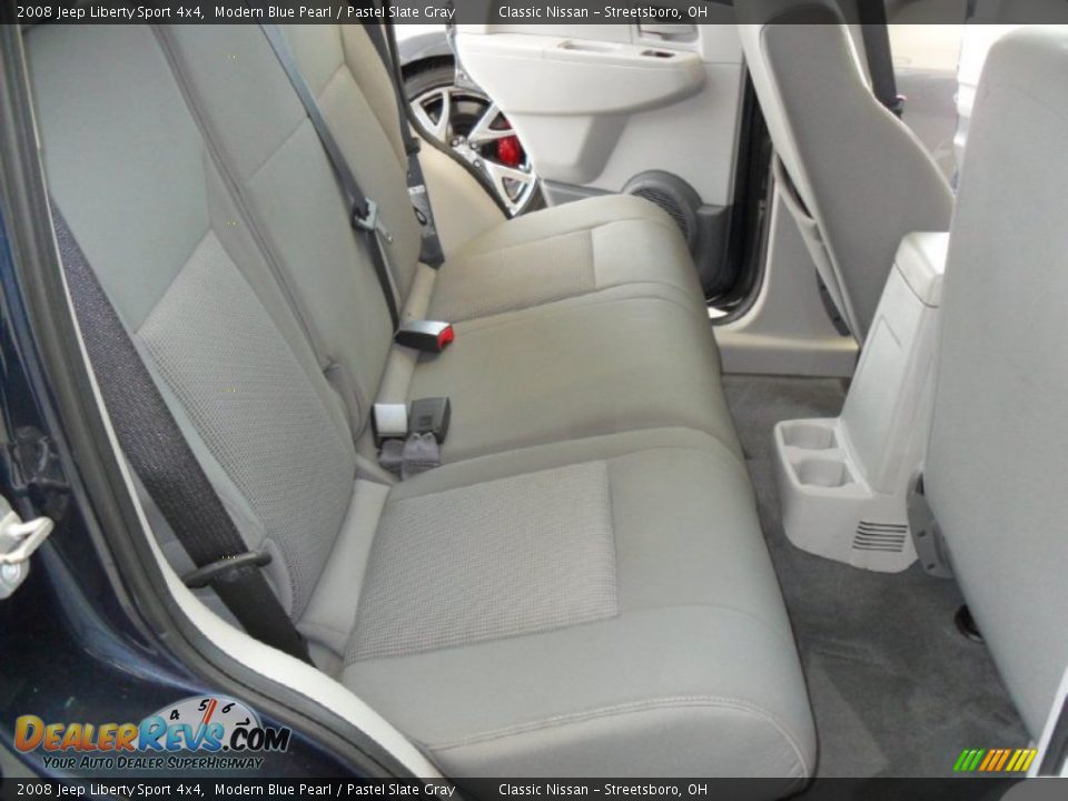 2008 Jeep Liberty Sport 4x4 Modern Blue Pearl / Pastel Slate Gray Photo #14
