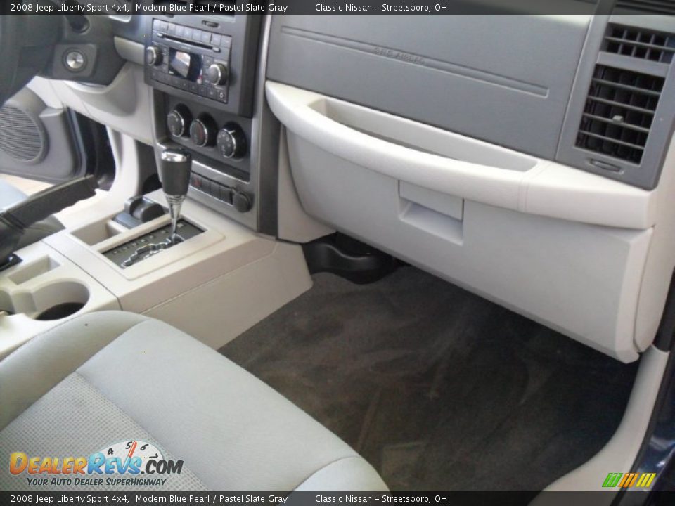 2008 Jeep Liberty Sport 4x4 Modern Blue Pearl / Pastel Slate Gray Photo #15