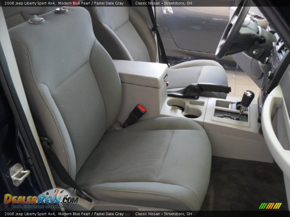 2008 Jeep Liberty Sport 4x4 Modern Blue Pearl / Pastel Slate Gray Photo #16