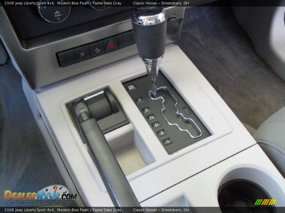 2008 Jeep Liberty Sport 4x4 Modern Blue Pearl / Pastel Slate Gray Photo #17