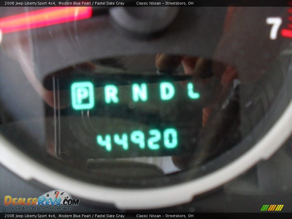 2008 Jeep Liberty Sport 4x4 Modern Blue Pearl / Pastel Slate Gray Photo #20