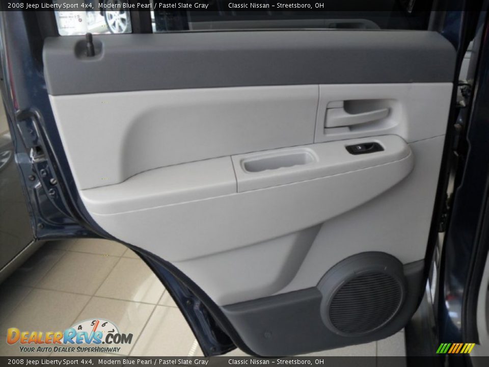 2008 Jeep Liberty Sport 4x4 Modern Blue Pearl / Pastel Slate Gray Photo #27