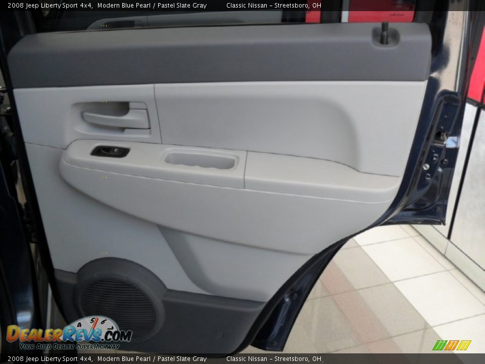 2008 Jeep Liberty Sport 4x4 Modern Blue Pearl / Pastel Slate Gray Photo #28