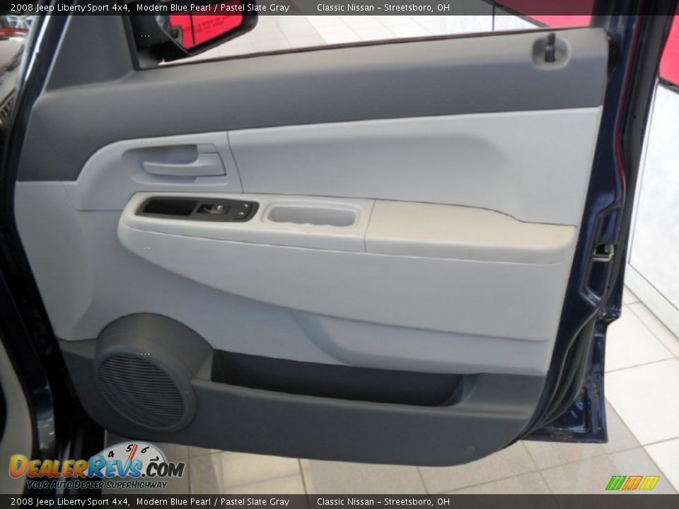 2008 Jeep Liberty Sport 4x4 Modern Blue Pearl / Pastel Slate Gray Photo #29