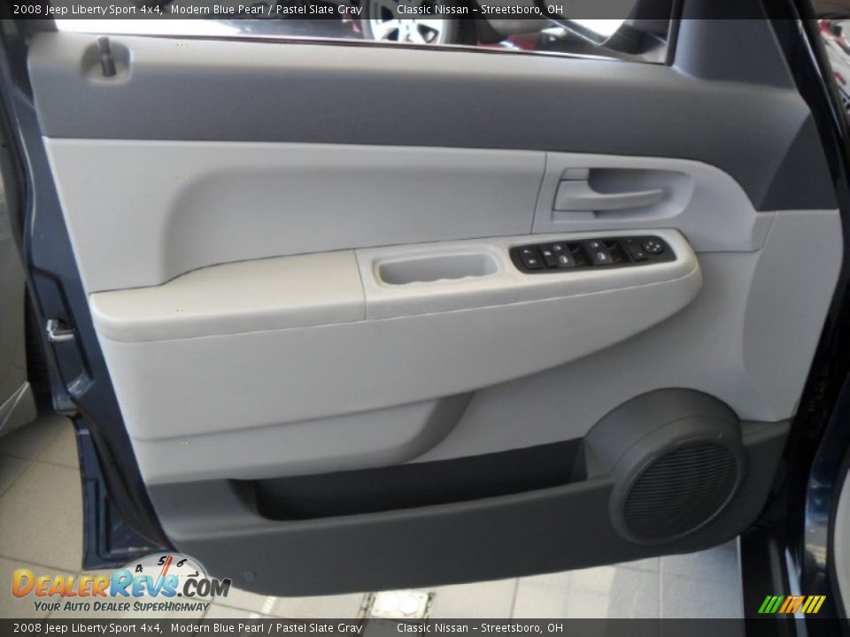 2008 Jeep Liberty Sport 4x4 Modern Blue Pearl / Pastel Slate Gray Photo #30