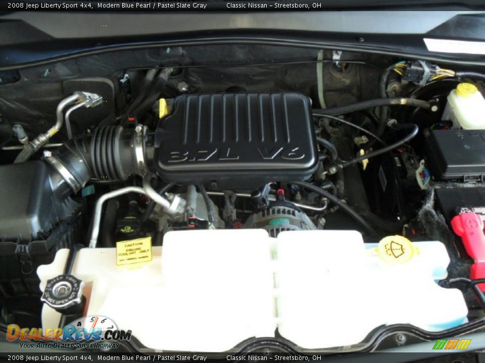 2008 Jeep Liberty Sport 4x4 Modern Blue Pearl / Pastel Slate Gray Photo #31