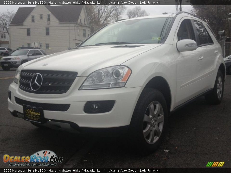 2006 Mercedes-Benz ML 350 4Matic Alabaster White / Macadamia Photo #1