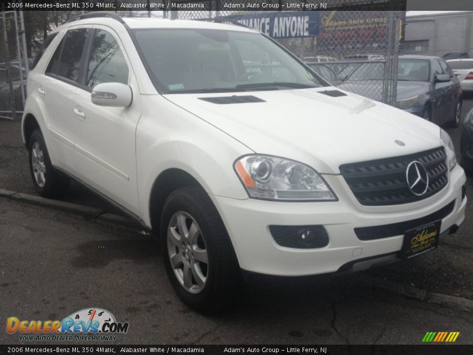 2006 Mercedes-Benz ML 350 4Matic Alabaster White / Macadamia Photo #3