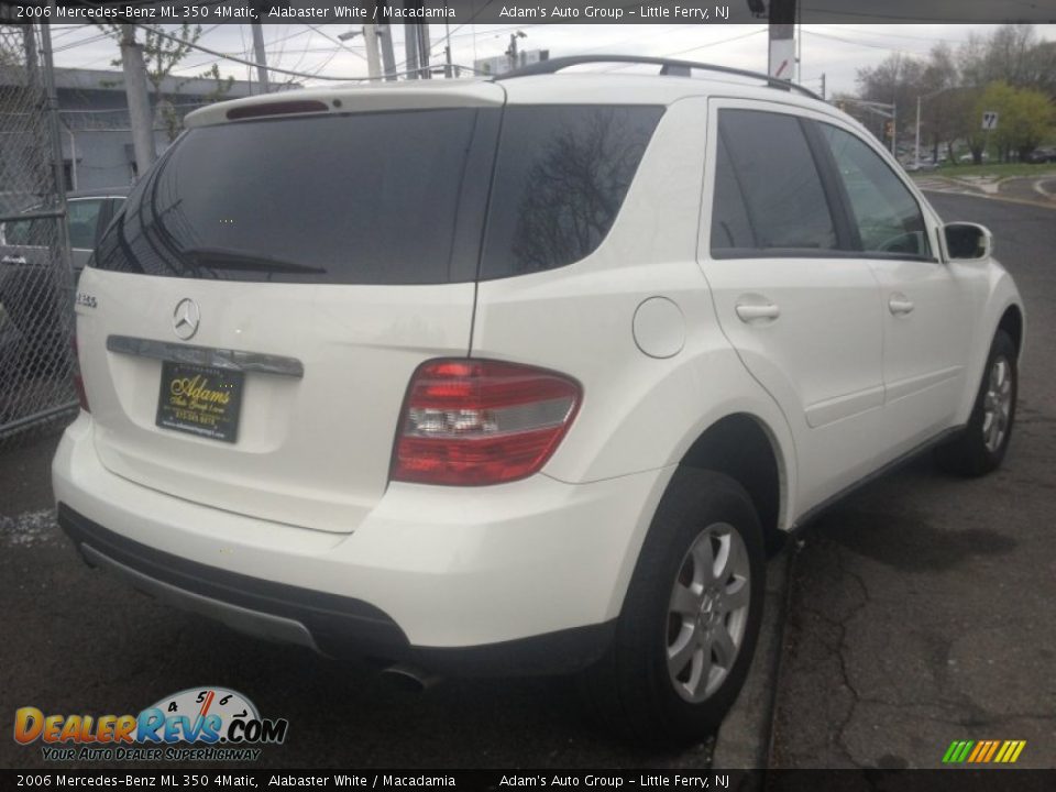 2006 Mercedes-Benz ML 350 4Matic Alabaster White / Macadamia Photo #4