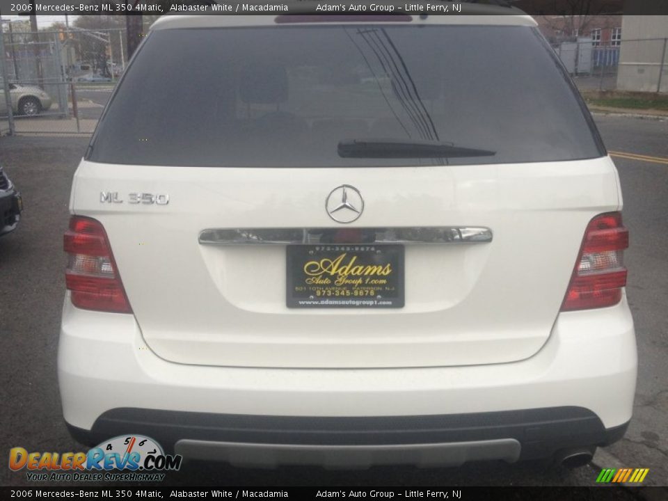 2006 Mercedes-Benz ML 350 4Matic Alabaster White / Macadamia Photo #5