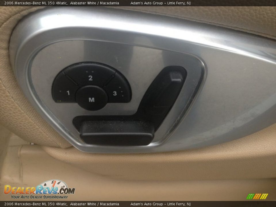 2006 Mercedes-Benz ML 350 4Matic Alabaster White / Macadamia Photo #12