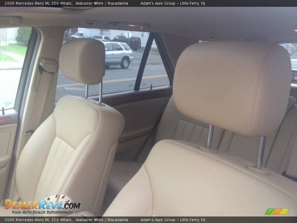 2006 Mercedes-Benz ML 350 4Matic Alabaster White / Macadamia Photo #13