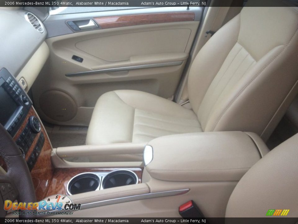 2006 Mercedes-Benz ML 350 4Matic Alabaster White / Macadamia Photo #14