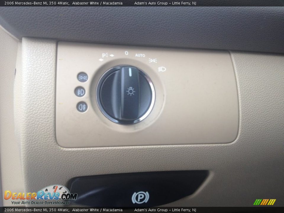 2006 Mercedes-Benz ML 350 4Matic Alabaster White / Macadamia Photo #15