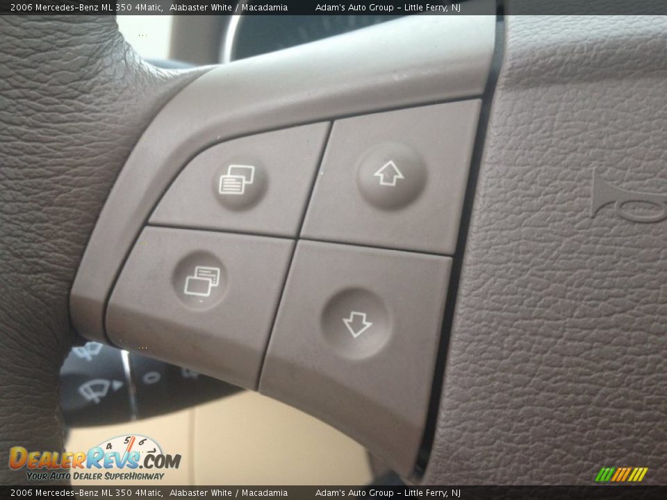 2006 Mercedes-Benz ML 350 4Matic Alabaster White / Macadamia Photo #17