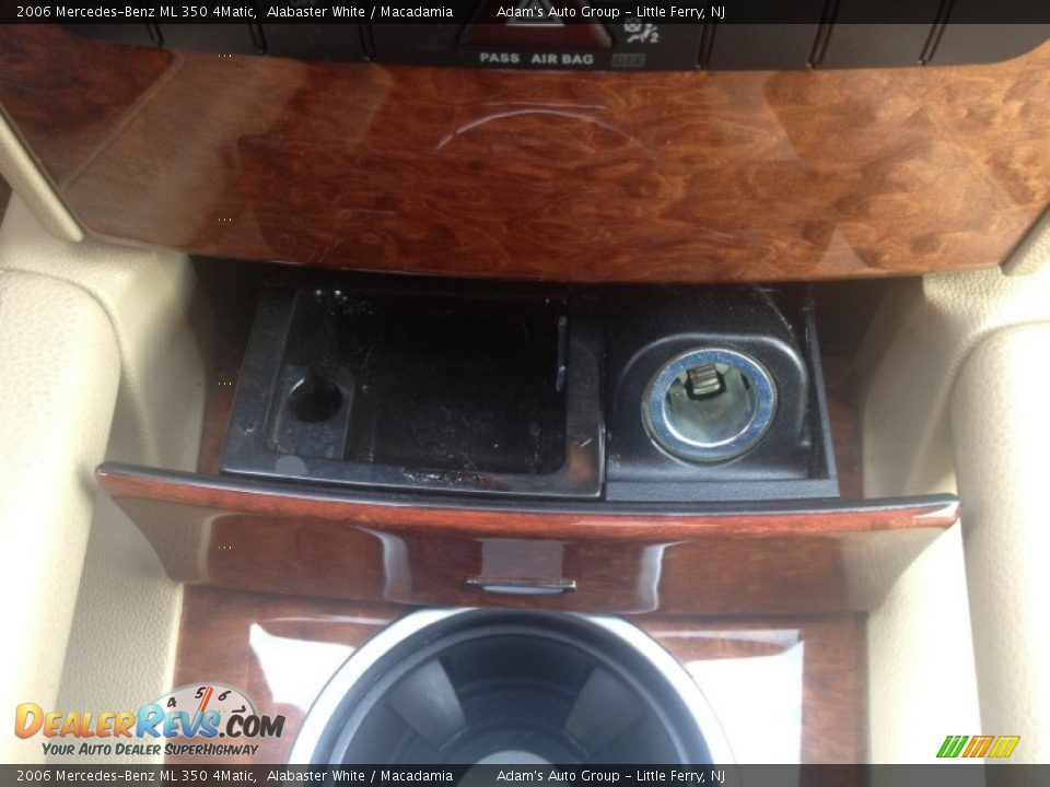 2006 Mercedes-Benz ML 350 4Matic Alabaster White / Macadamia Photo #24