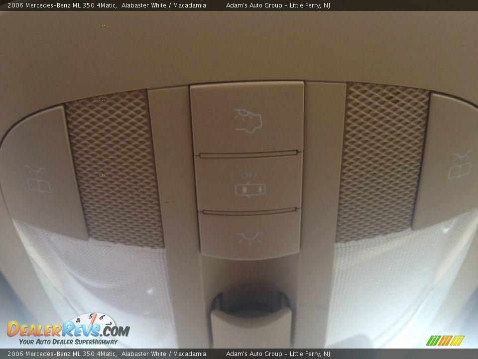 2006 Mercedes-Benz ML 350 4Matic Alabaster White / Macadamia Photo #26