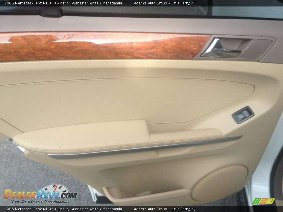 2006 Mercedes-Benz ML 350 4Matic Alabaster White / Macadamia Photo #28