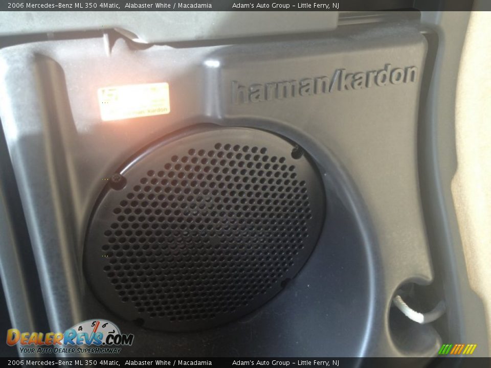 2006 Mercedes-Benz ML 350 4Matic Alabaster White / Macadamia Photo #36