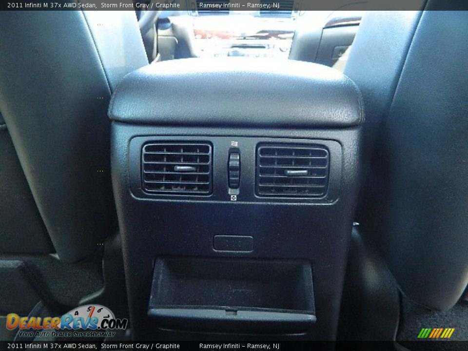 2011 Infiniti M 37x AWD Sedan Storm Front Gray / Graphite Photo #15