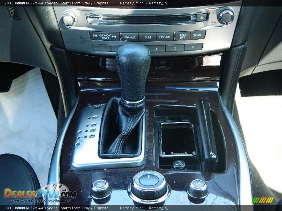 2011 Infiniti M 37x AWD Sedan Storm Front Gray / Graphite Photo #22