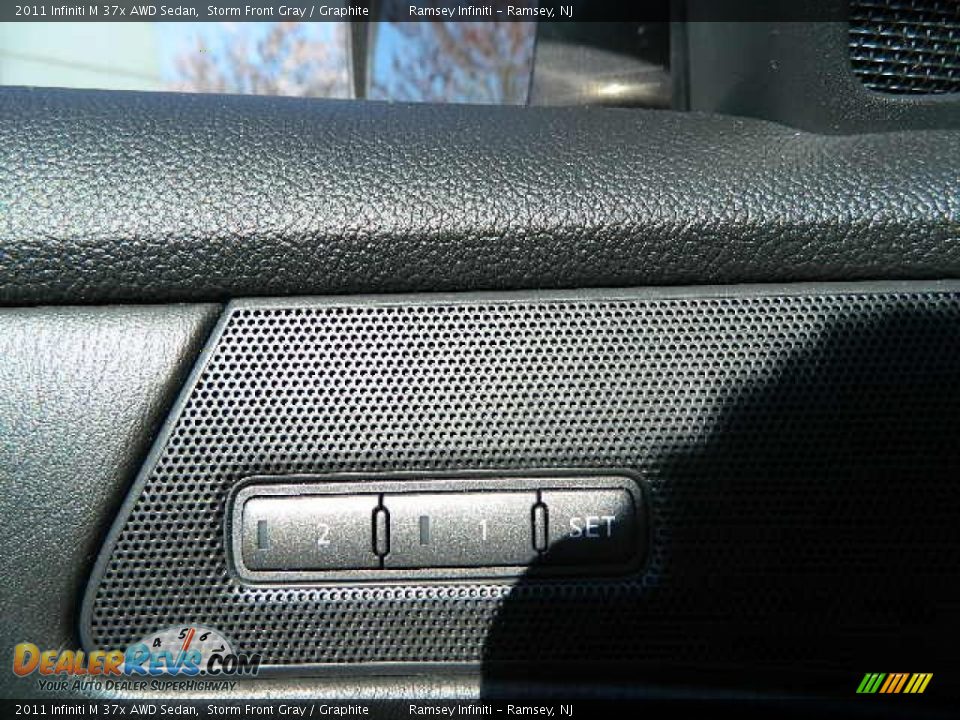 2011 Infiniti M 37x AWD Sedan Storm Front Gray / Graphite Photo #23