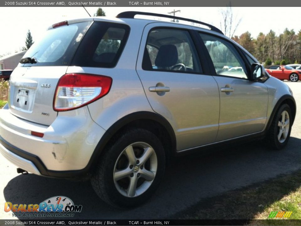 2008 Suzuki SX4 Crossover AWD Quicksilver Metallic / Black Photo #5