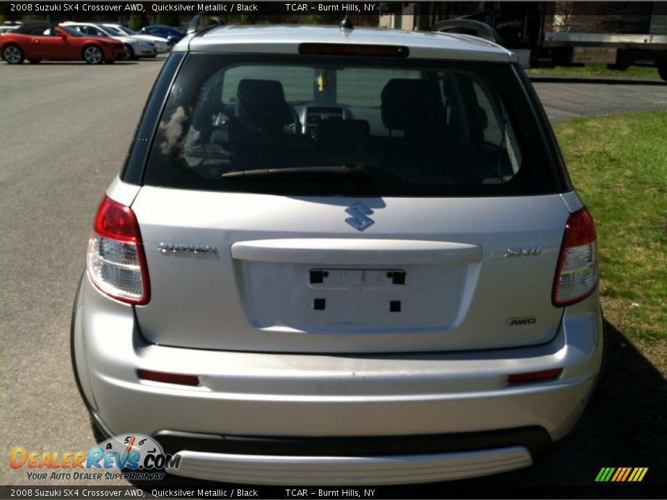 2008 Suzuki SX4 Crossover AWD Quicksilver Metallic / Black Photo #7