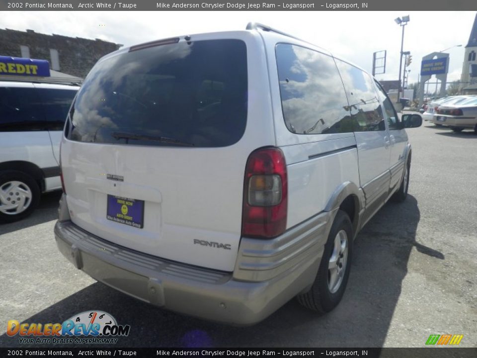 2002 Pontiac Montana Arctic White / Taupe Photo #3