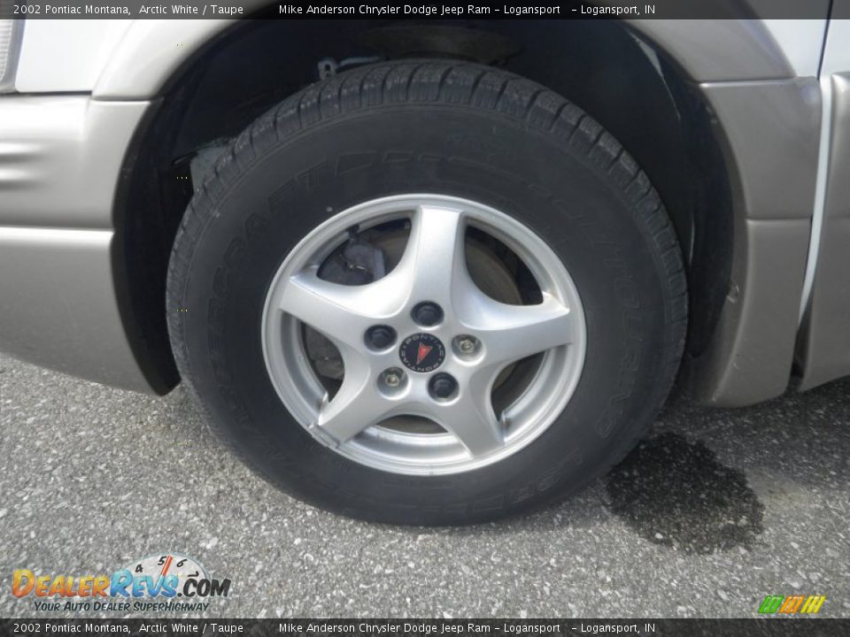 2002 Pontiac Montana Arctic White / Taupe Photo #13