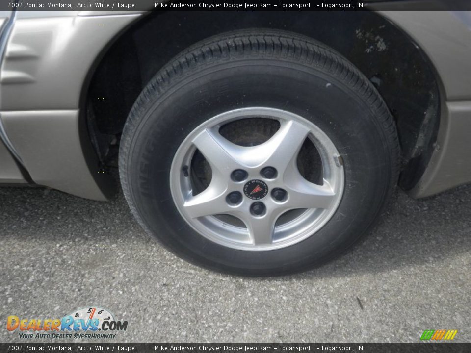 2002 Pontiac Montana Arctic White / Taupe Photo #14